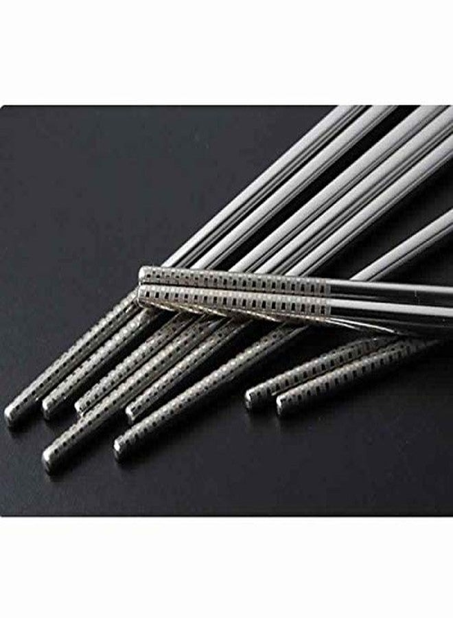 Iktu Designer Steel Chopstick (5, Pair) - Image 4